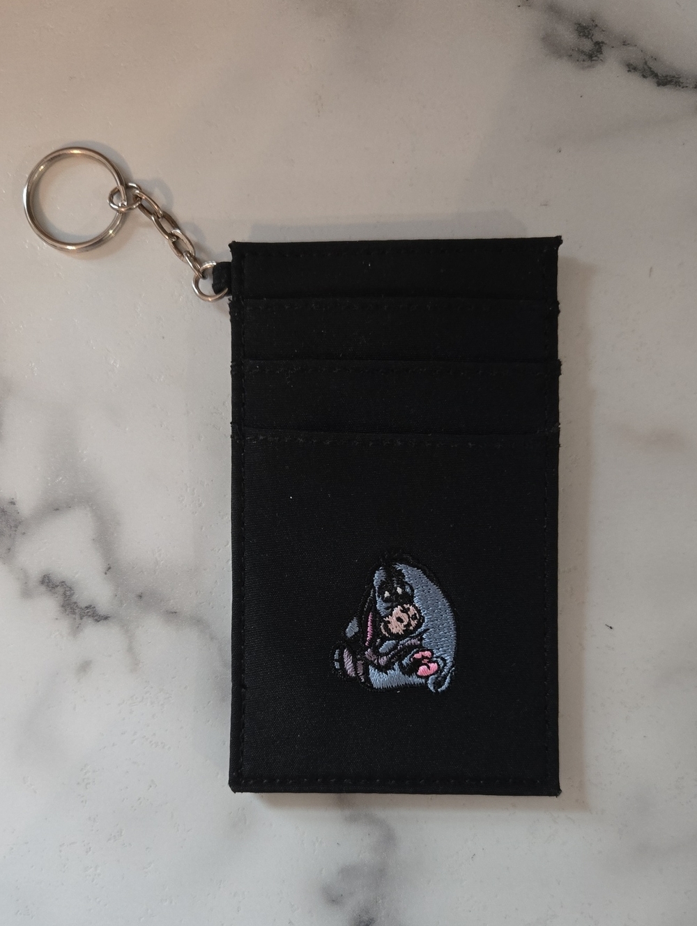 Vintage Disney Winnie the Pooh Eeyore Cardholder Keychain Wallet